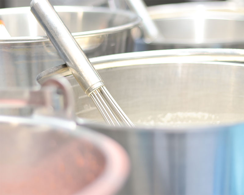 Über uns 4 Eisvariationen werden angerührt